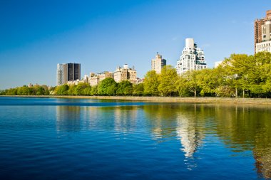 Central park lake, new york city, Amerika Birleşik Devletleri