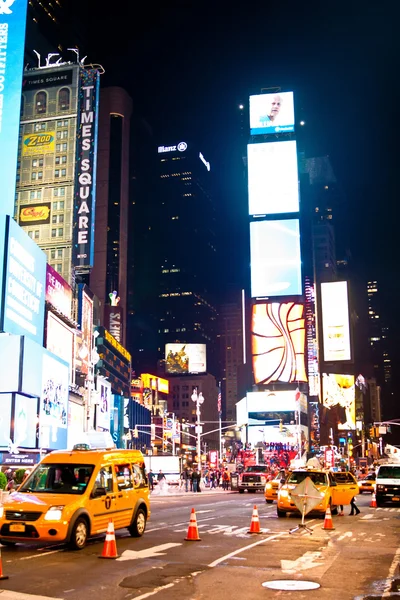 Times Square at night — Stock Photo, Image