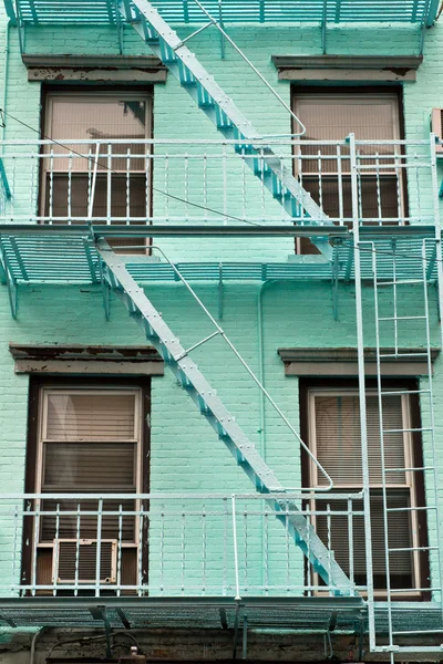 Building stairs, New York, USA — Stock Photo, Image