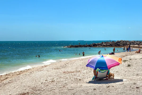 Migliore spiaggia di Key West, Florida . — Foto Stock