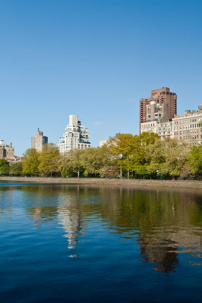 New York'taki Central park lake — Stok fotoğraf