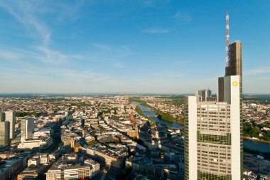 City Frankfurt yüksek Almanya göster