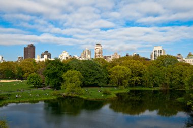 Central park lake, new york city, Amerika Birleşik Devletleri