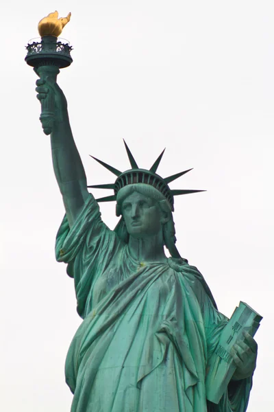 Estatua de la libertad vista, Nueva York, EE.UU. — Foto de Stock