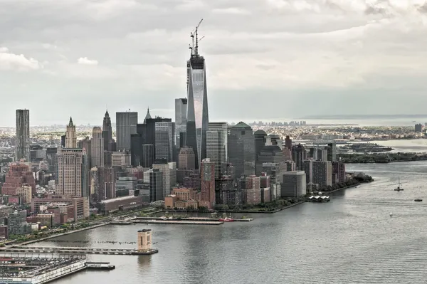 Ett World Trade Center under uppbyggnad — Stockfoto