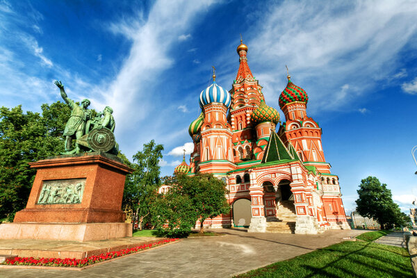 St. Basil's Cathedral, in Red Square, Moscow, Russia