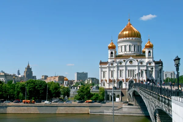 Moskova, Rusya 'daki Kurtarıcı İsa Katedrali. — Stok fotoğraf