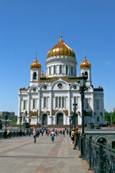 Kathedraal van Christus de Verlosser in Moskou, Rusland. — Stockfoto