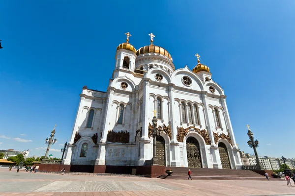 Kathedraal van Christus de Verlosser in Moskou, Rusland. — Stockfoto