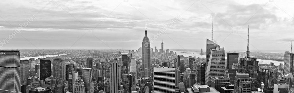 Empire State and Manhattan buildings, NYC