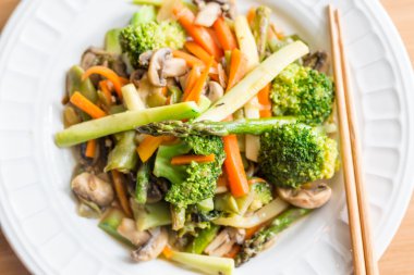 Wok stir fry sebzeler