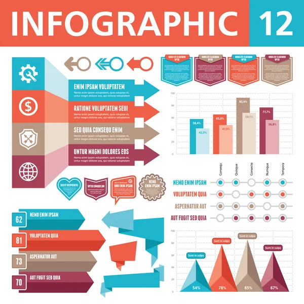 Éléments d'infographie 12 — Image vectorielle