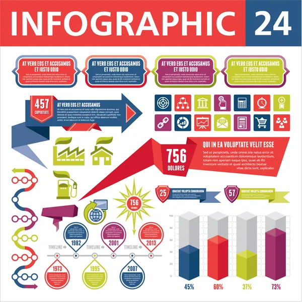 Éléments d'infographie 24 — Image vectorielle