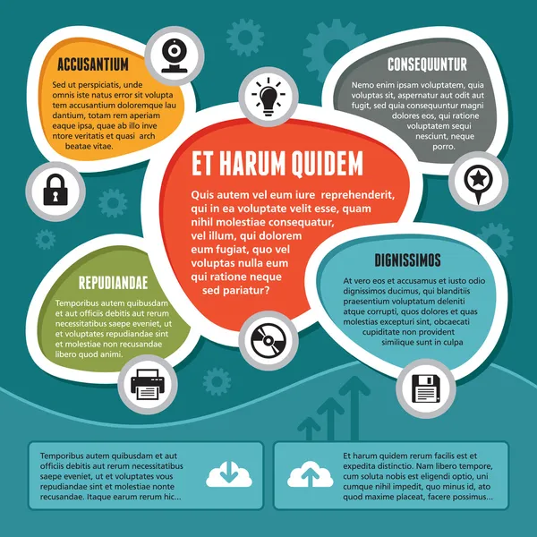 Concepto infográfico 02 — Vector de stock