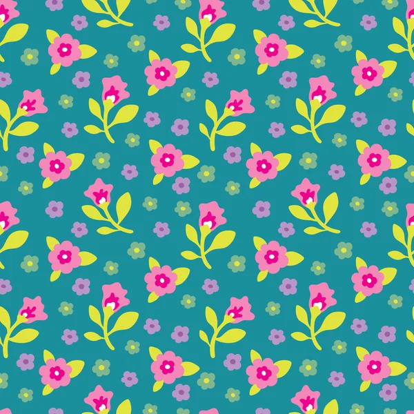 Floral Seamless Pattern 03 — Stock Vector