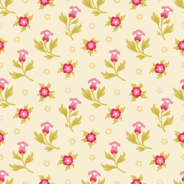 Floral Seamless Pattern 06 — Stock Vector