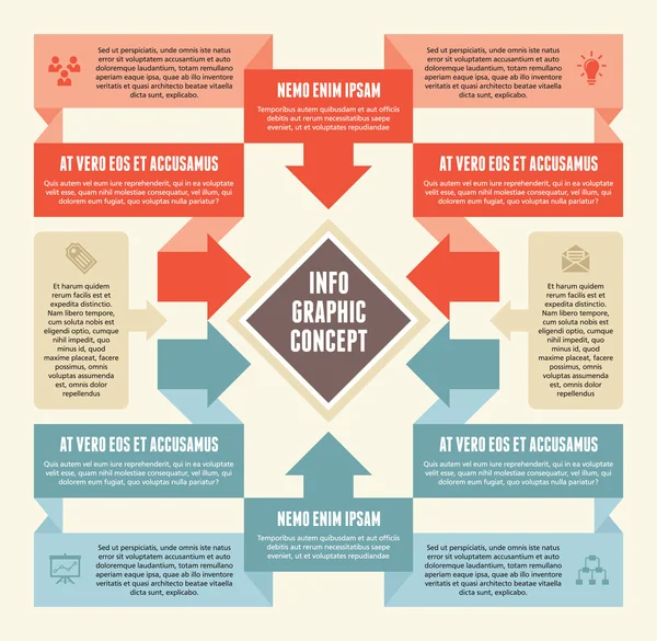 Conceito Infográfico 04 —  Vetores de Stock