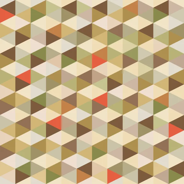 Geometrisk bakgrund - sömlösa mönster i vintage färger — Stock vektor