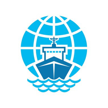 Gemi ve küre Logo işareti