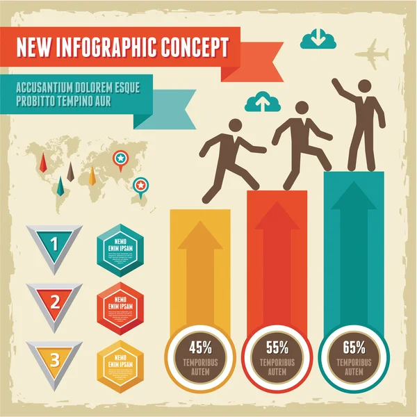 Infographic concept — Stockvector