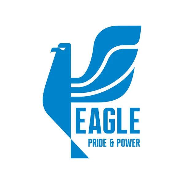 Aigle - Fierté & Puissance - Logo dans le style graphique classique — Image vectorielle