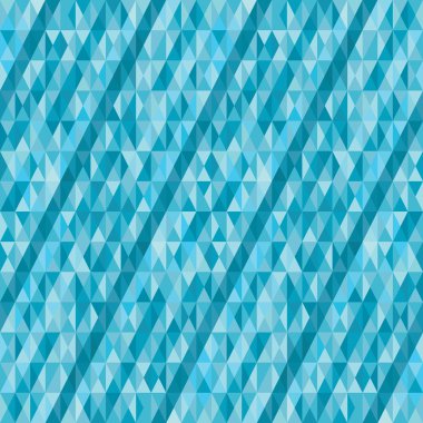 geometrik seamless modeli - mavi renkli vektör arka plan