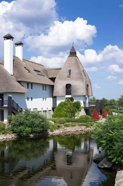 Oekraïne Dnipro Juli 2021 Een Prachtig Gebouw Van Een Restaurant — Stockfoto