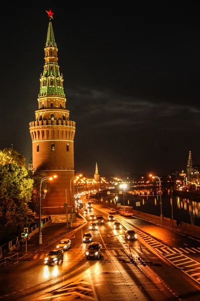 Moscow at night — Stock Photo, Image