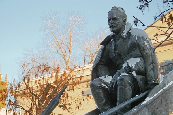 Monument to the writer Sholokhov — Stock Photo, Image