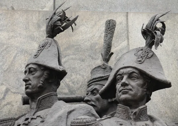 Um monumento ao comandante Kutuzov — Fotografia de Stock
