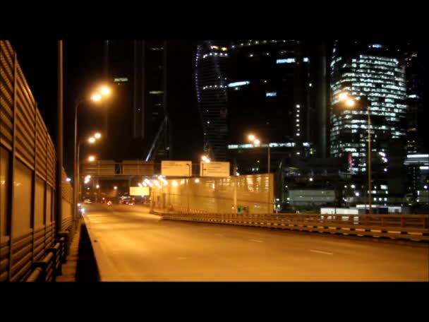 Městská světla — Stock video