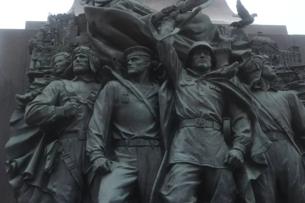 Staden Moskva 2021 Victory Park Monument Över Städerna Militär Ära — Stockfoto