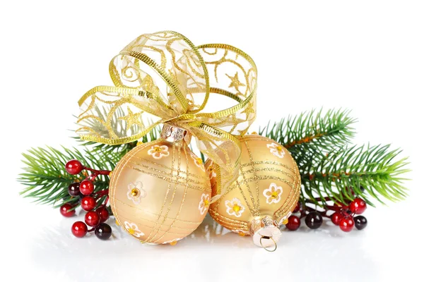 Golden Christmas decoration Royalty Free Stock Photos