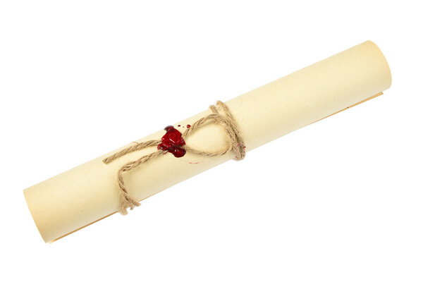 Свиток старой бумаги
