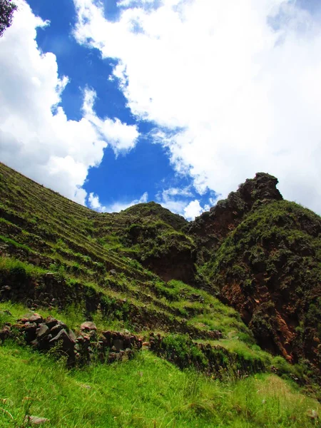 Nature Archeology Pisaq Cusco Peru — Stock Photo, Image