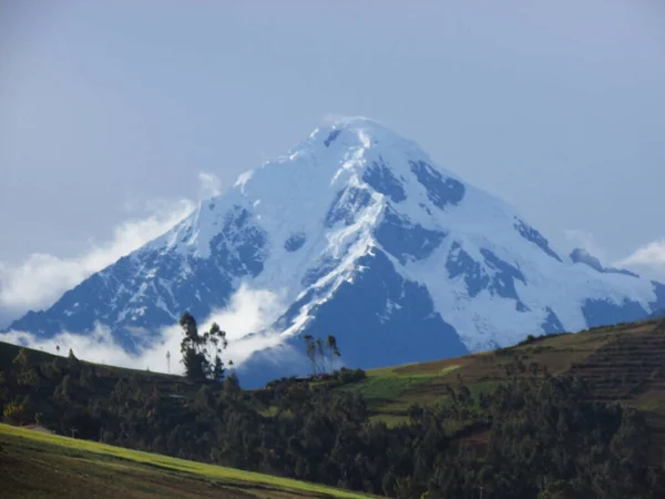 Berg Och Snö Maras Cusco Peru Andes Berg — Stockfoto