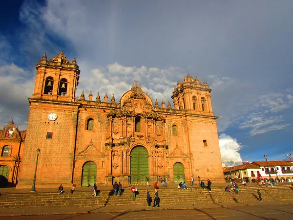 Iglesia Ciudad Cusco Peru Fotografa Viaje — Stock Photo, Image