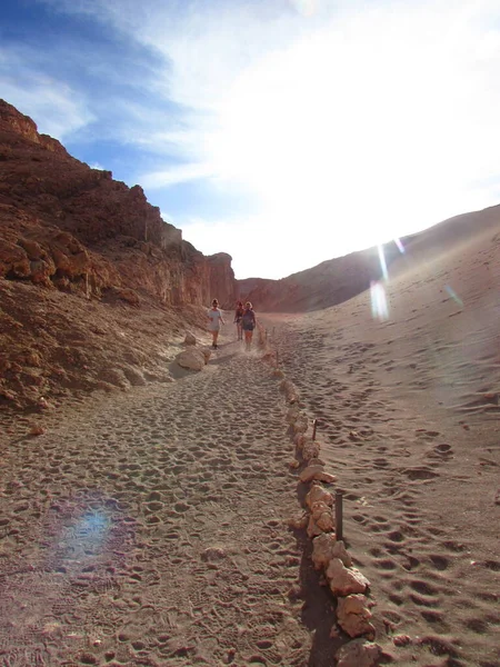 Valle de la luna, San Pedro de Atacama, Şili. manzara fotoğrafı