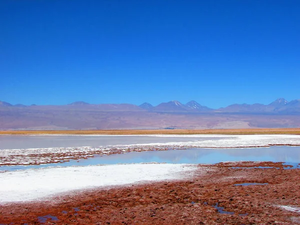 Laguna Tebinquiche San Pedro Atacama 阿塔卡马的愿望 — 图库照片