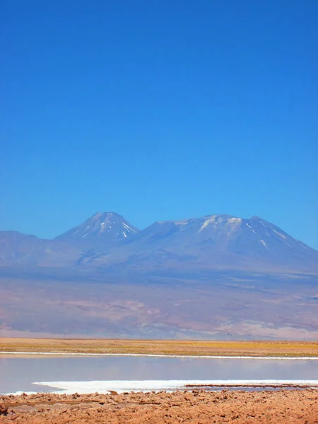 Лагуна Тебінкіче Сан Педро Атакама Чилі Desierto Atacama — стокове фото