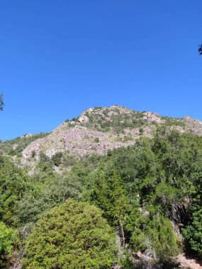 Dağı keşfediyorum. Orta Şili 'deki And Dağları. Doğa ve dağ
