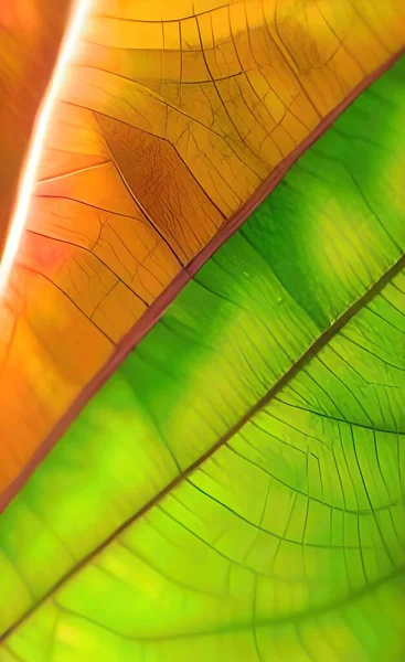 The color green leaf background