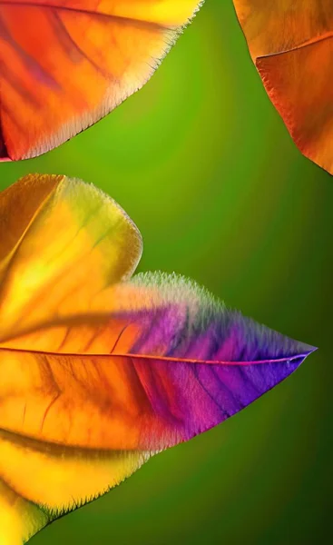 The color green leaf background