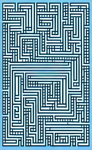 abstract background with maze and lines