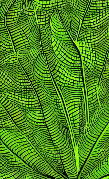 leaf pattern. leaves of fern.