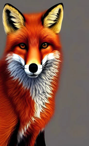 red fox in the wild