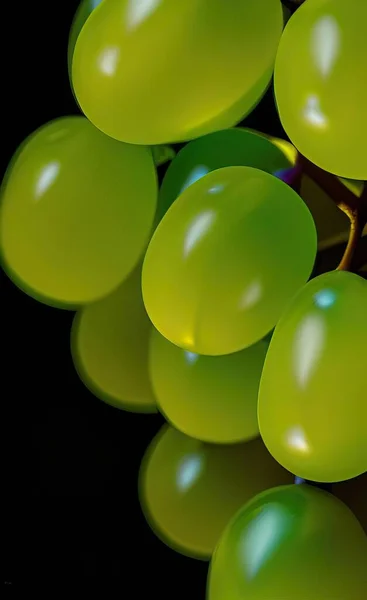 green and yellow balloons on a black background