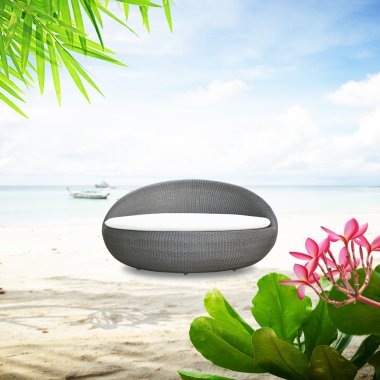 Sahilde Rattan Koltuk