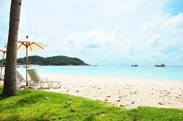 Ontspannen strand — Stockfoto