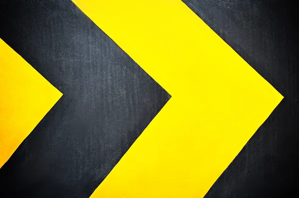 単純な道路標識の矢印 — ストック写真